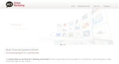 Desktop Screenshot of mcs-onlinemarketing.com